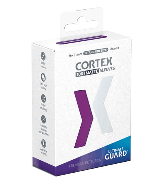 Ultimate Guard Cortex Sleeves Matte Standard Size (100) - Purple