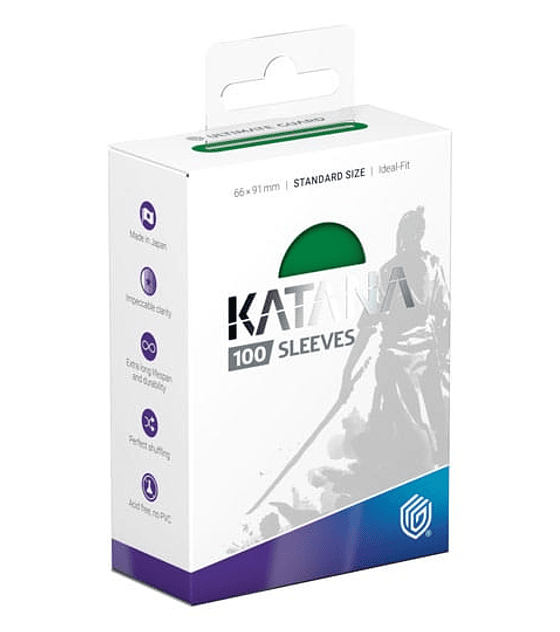 Ultimate Guard Katana Sleeves Standard Size (100) - Jade Garden