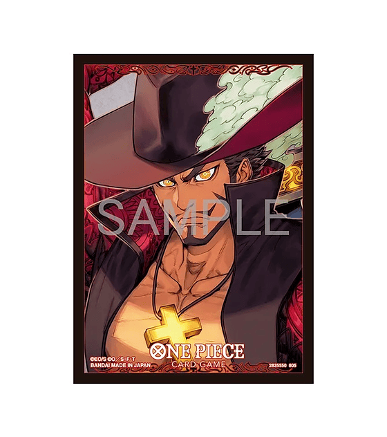 One Piece Card Game Official Sleeves 13 - Dracule Mihawk
