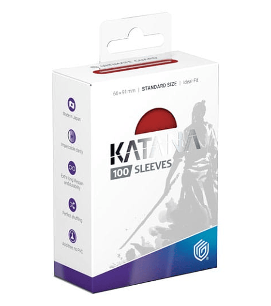 Ultimage Guard Katana Sleeves Standard Size (100) - Rising Sun