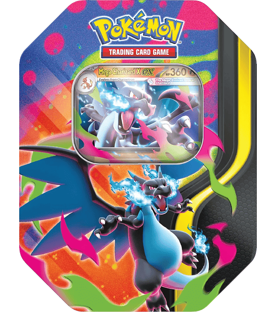 Pokémon TCG: Mega Charizard X EX Tin - EN