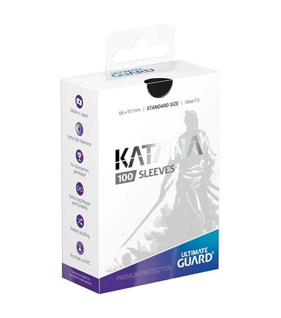 Ultimate Guard Katana Sleeves Standard Size Black (100)
