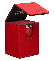 Ultimate Guard Flip Deck Case 80+ Standard Size Red