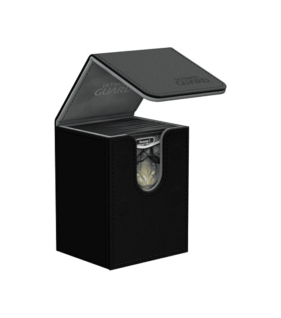 Ultimate Guard Flip Deck Case 80+ Standard Size XenoSkin Black