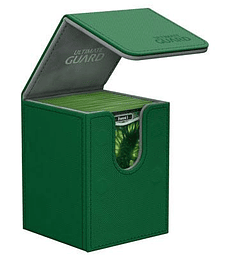 Ultimate Guard Flip Deck Case 100+ Standard Size XenoSkin Green
