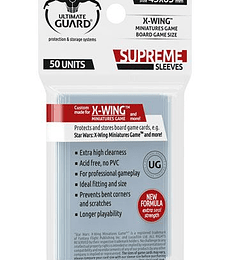 Ultimate Guard Supreme Sleeves for Board Game Cards X-Wing Miniatures Game (50)