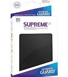 Ultimate Guard Supreme UX Sleeves Standard Size Black (80)