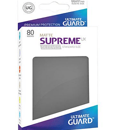 Ultimate Guard Supreme UX Sleeves Standard Size Matte Dark Gray (80)