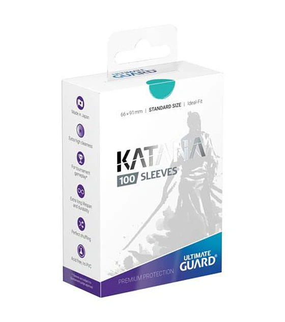 Ultimate Guard Katana Sleeves Standard Size Turquoise (100)