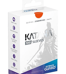 Ultimate Guard Katana Sleeves Standard Size Orange (100)