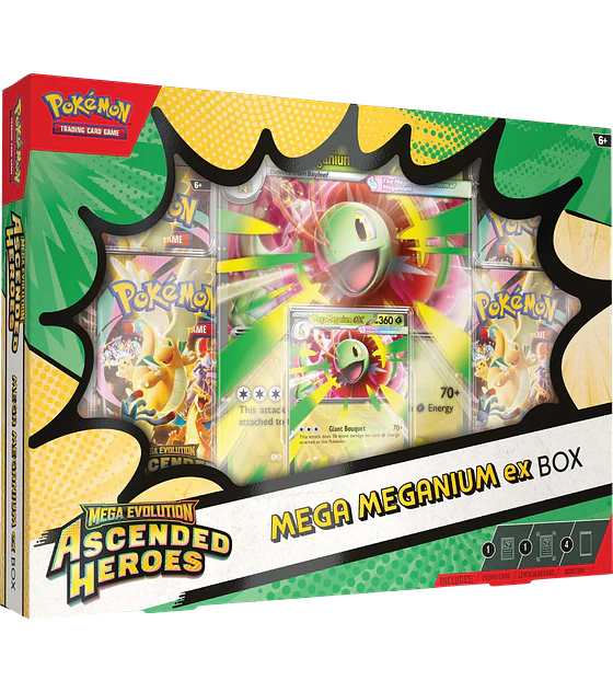 Pokémon TCG: Mega Evolution - Ascended Heroes Mega Meganium ex Box