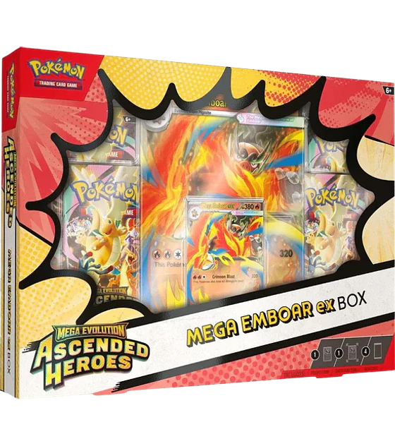 Pokémon TCG: Mega Evolution - Ascended Heroes Mega Emboar ex Box