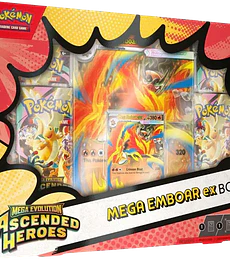 Pokémon TCG: Mega Evolution - Ascended Heroes Mega Emboar ex Box