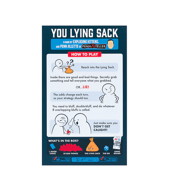 You Lying Sack - Game by Exploding Kittens