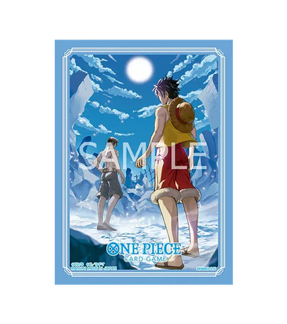 One Piece Card Game Official Card Sleeves 15 - Luffy & Ace