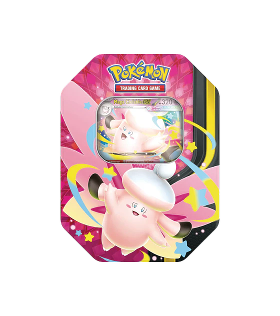 Pokémon TCG: Mega Moonlit Tin - Mega Clefable ex