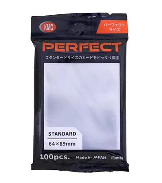 KMC Standard Sleeves - Perfect Size (100 Sleeves)