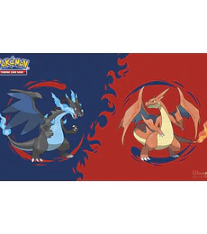 Up - Mega Charizad X and Mega Charizad Y Playmat for the Pokemon Trading Card Game