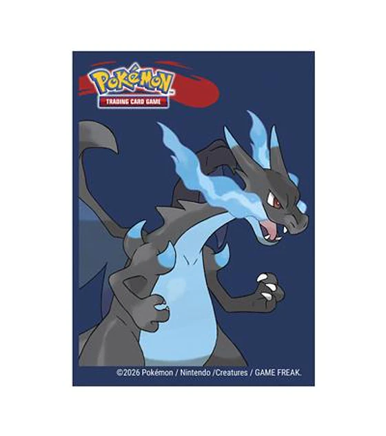 UP - Mega Charizard X 65ct Deck Protector Sleeves for the Pokémon Trading Card Game