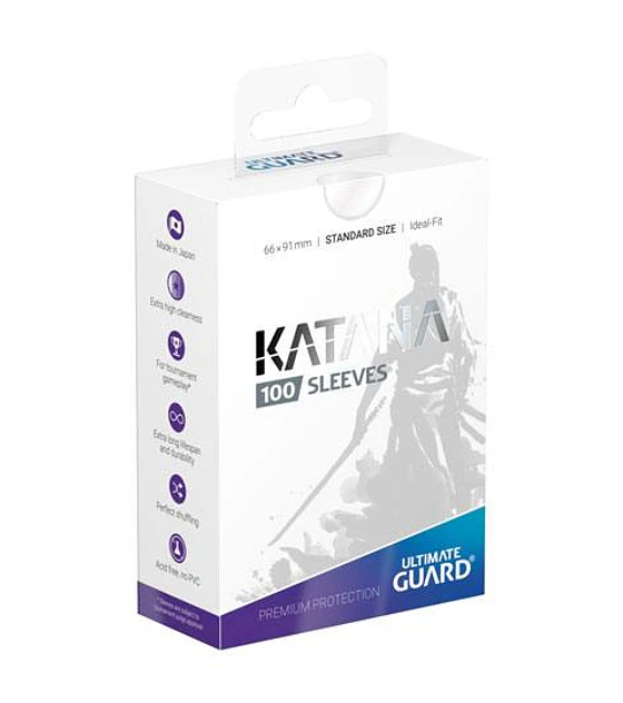 Ultimate Guard Katana Sleeves Standard Size (100) - Transparent