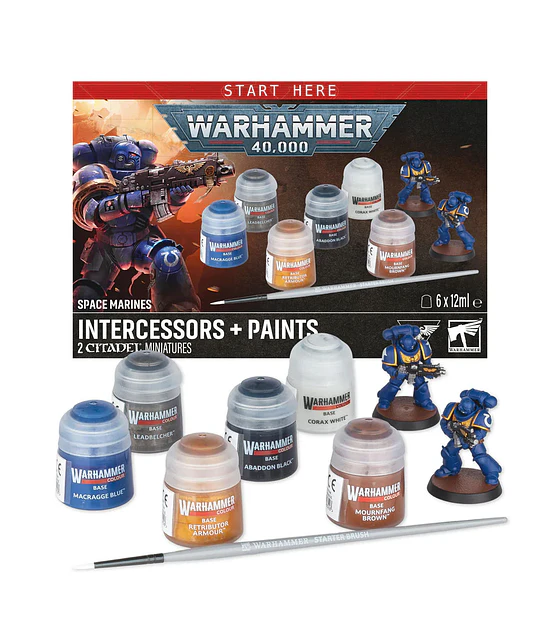 Warhammer: Intercessors + Paints
