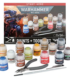 Warhammer: Paints + Tools Set