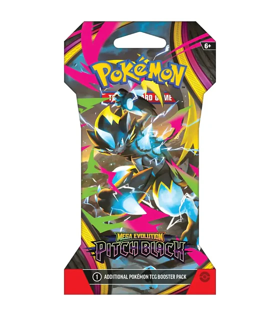 PKM – Mega Evolution 05: Pitch Black Sleeved Booster Pack – EN