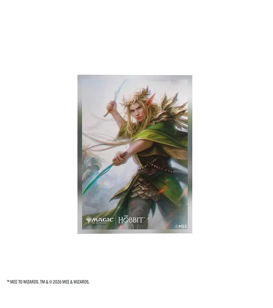 Magic: The Gathering | The Hobbit Premium Art Sleeves - Thranduil, Sindarin Liege