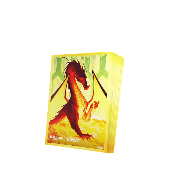 Magic: The Gathering | The Hobbit Premium Art Sleeves - Smaug the Golden