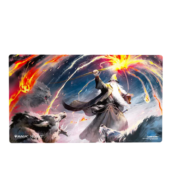 Magic: The Gathering | The Hobbit Shiny Playmat - Gandalf, Shadow's Foe