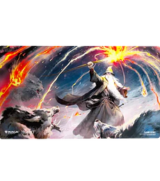 Magic: The Gathering | The Hobbit Shiny Playmat - Gandalf, Shadow's Foe
