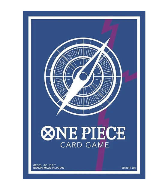 One Piece Card Game - Official Sleeves 16 - Standard Blue (Rocks.d.xebec)