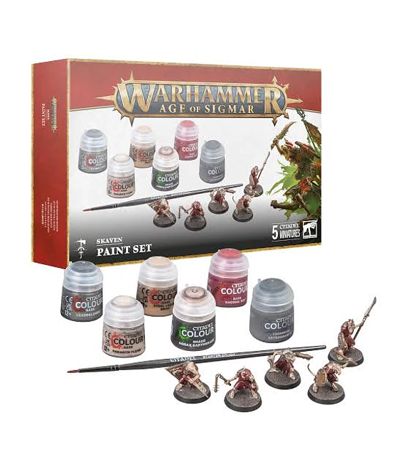 AOS SKAVEN + PAINT SET ENG/SPA/PORT/LAT