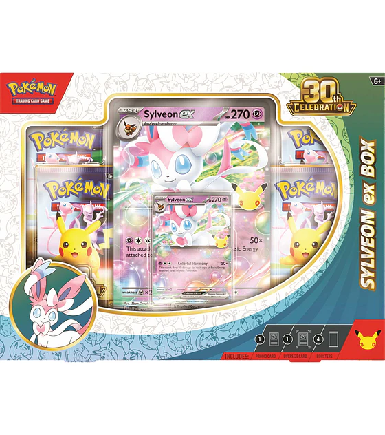 Pokémon TCG: 30th Celebration ex Box - Sylveon