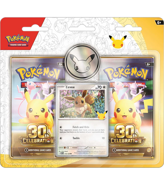 Pokémon TCG: 30th Celebration 2-Pack Blister - Eevee