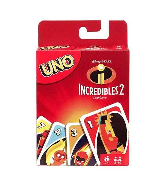 Incredibles 2 UNO Card Game *English Version*