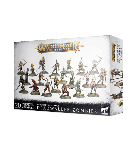 Games Workshop Warhammer AoS - Soulblight Gravelords DeadWalker Zombies, Black
