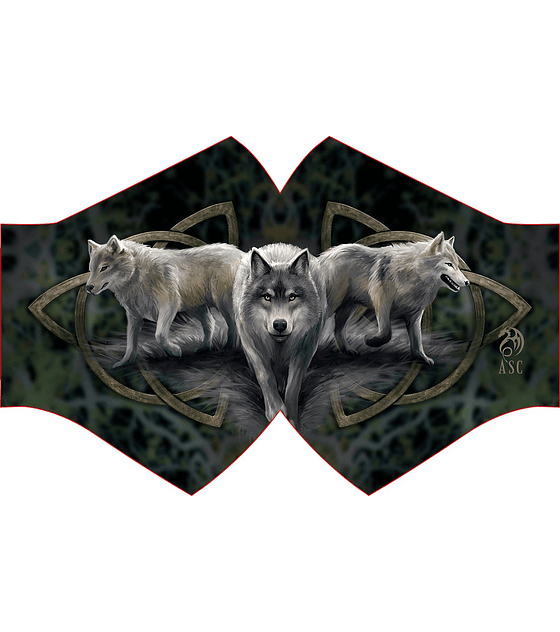 Wild Bangarang Face Wolf Anne Stokes