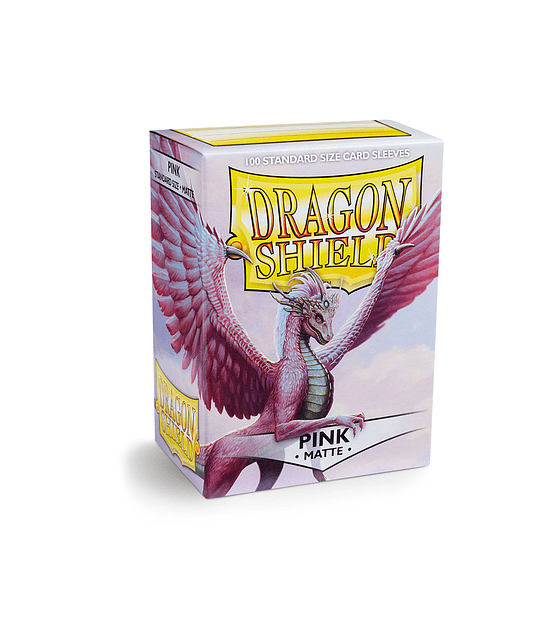 Dragon Shield Standard Sleeves - Matte Pink