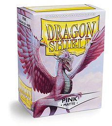 Dragon Shield Standard Sleeves - Matte Pink
