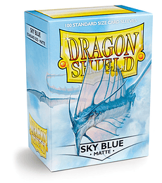 Dragon Shield Standard Sleeves - Matte Sky Blue (100 Sleeves)