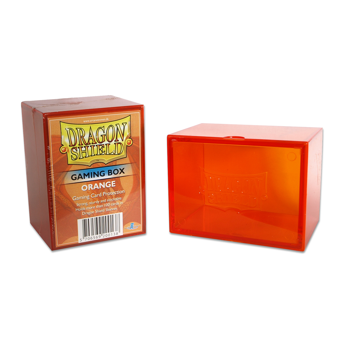 Dragon Shield 4 Compartment Deck Storage Box Orange 