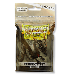 Dragon Shield Standard Perfect Fit Sleeves - Clear/Smoke (100 Sleeves)