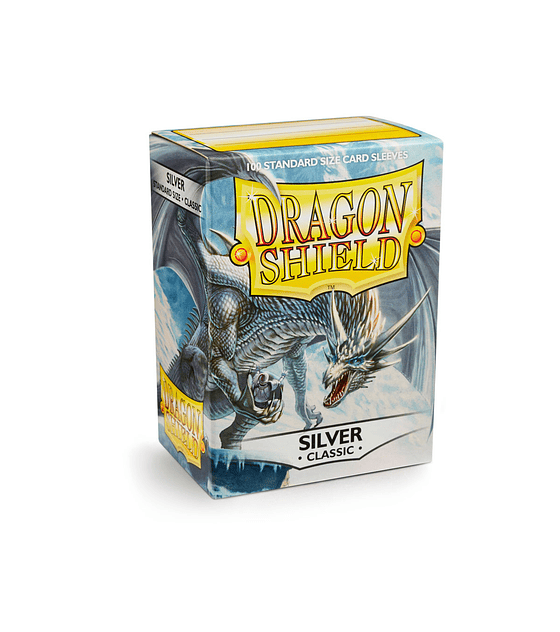 Dragon Shield Standard Sleeves - Silver (100 Sleeves)