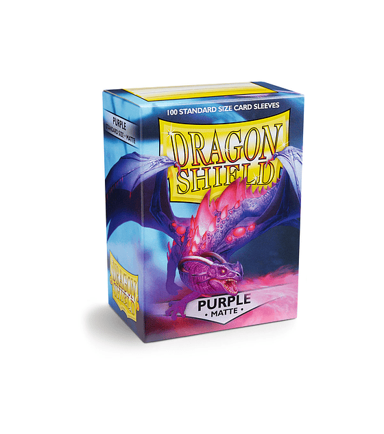 Dragon Shield Standard Sleeves - Matte Purple (100 Sleeves)