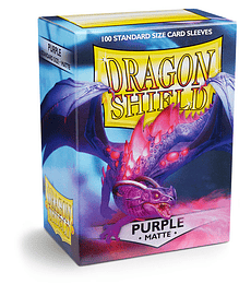 Dragon Shield Standard Sleeves - Matte Purple (100 Sleeves)