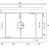 Pasto sintético económico: canchas de 22x42 m2