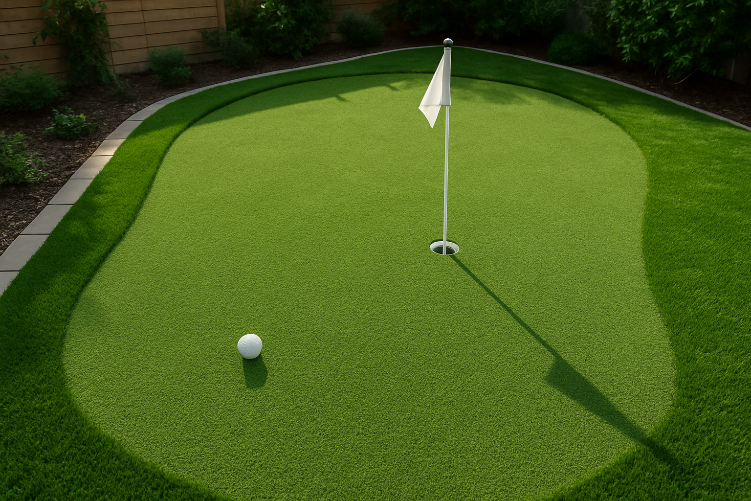 El césped artificial para golf de Vivaturf