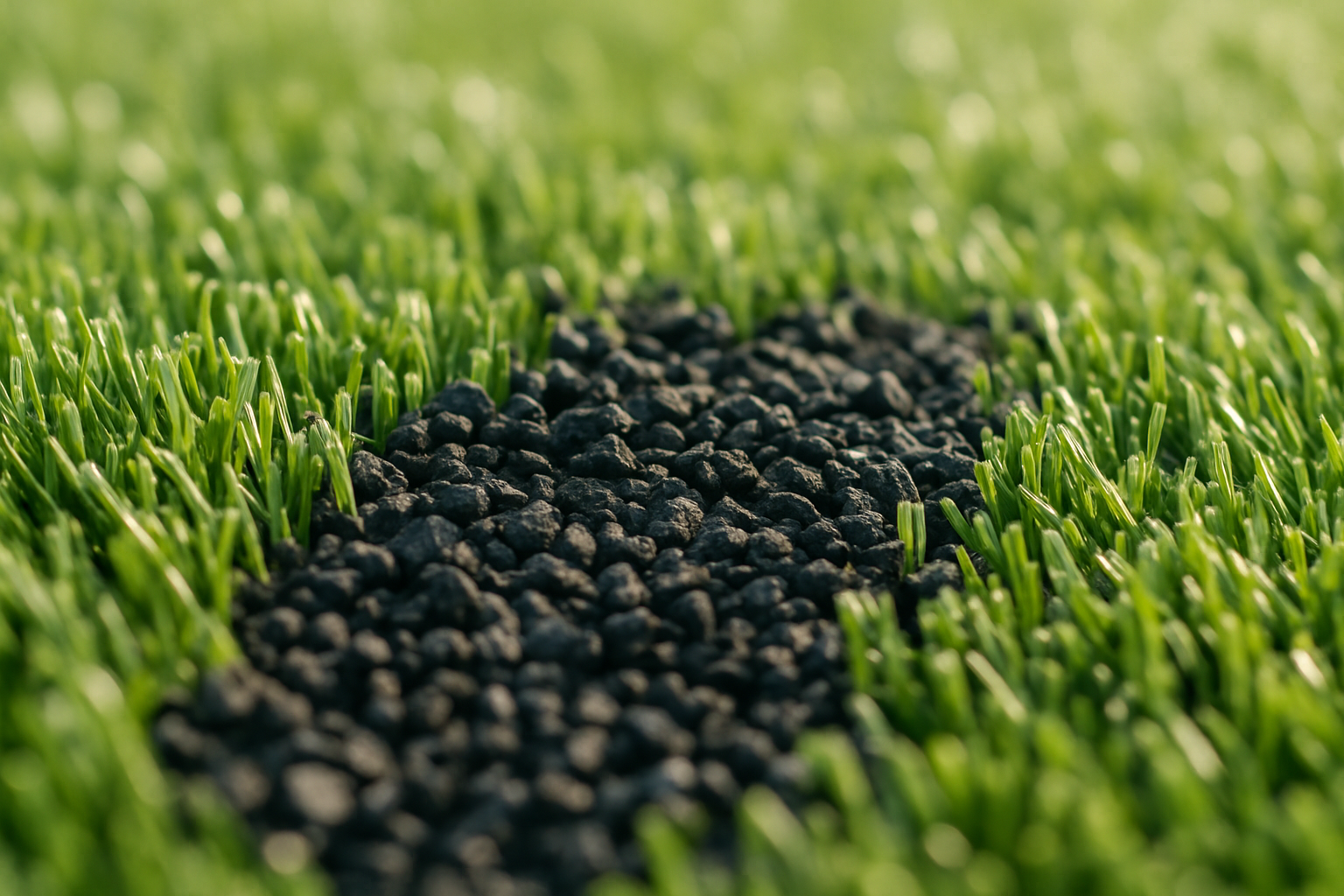 El caucho reciclado de VIVATURF