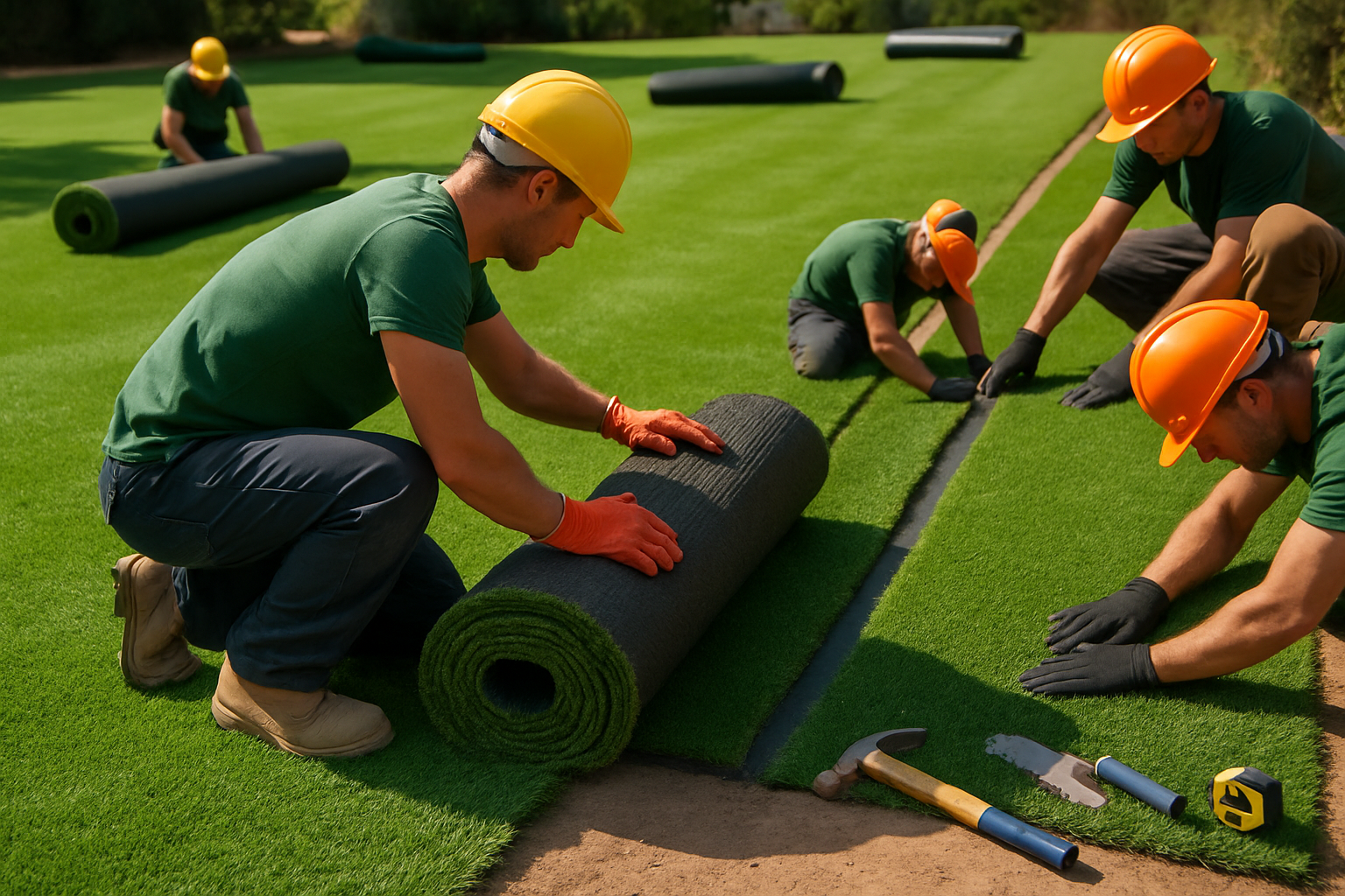 Cómo instalar pasto sintético de VIVATURF